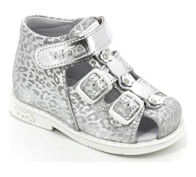 Туфли летние закрытый нос, ц. серебро 057/2-КП-509,5022 фото 1