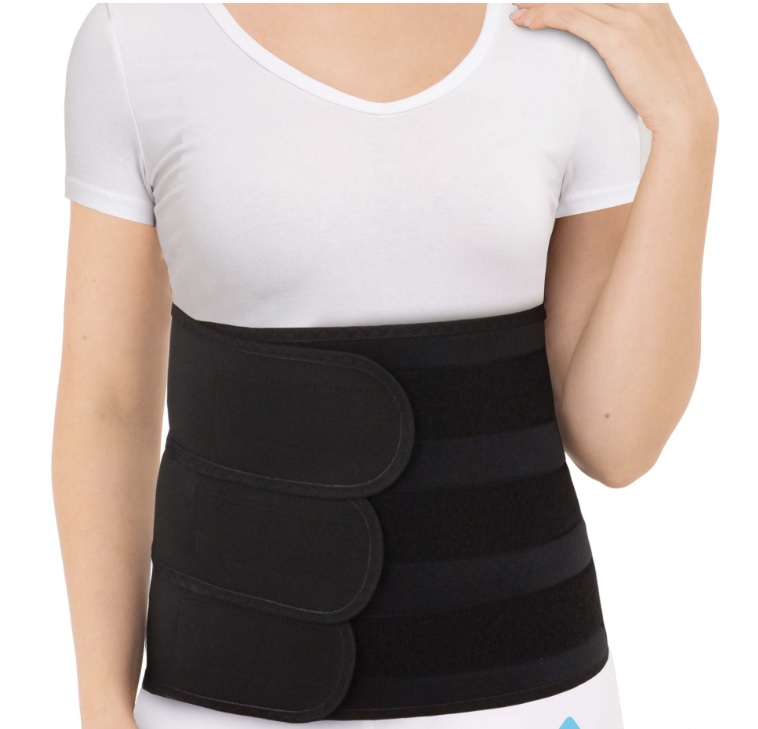 Бандаж послеоперационный "Крейт" Б-333 обхват талии 140-160 см, черный фото 1