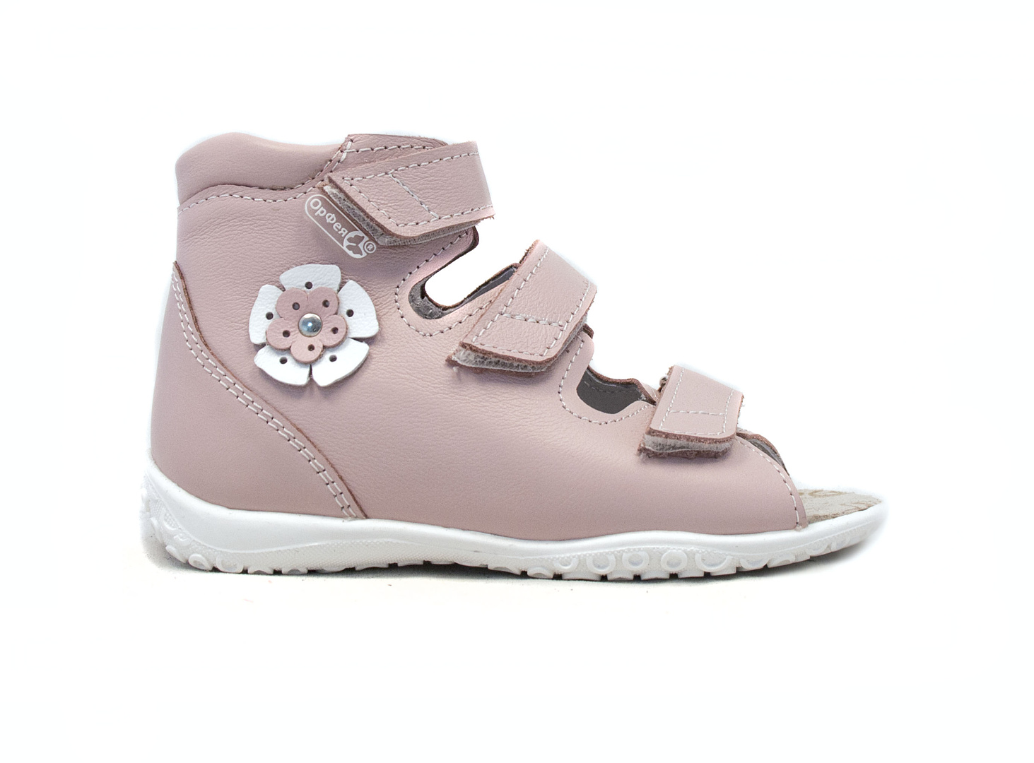 Сандалии  с открытым носом Б3-152-091-011-1 цвет розово/белый фото 1