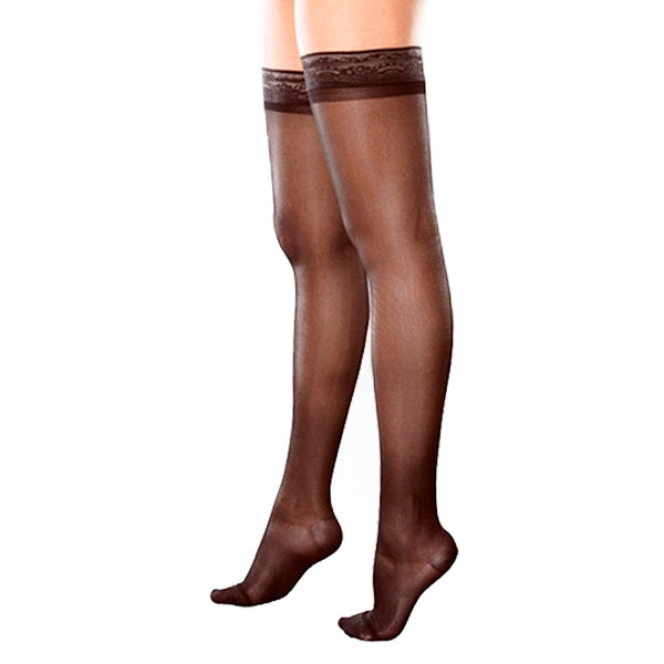 Чулки женские Venoteks, с ажурным верхом (арт.1С200/1С205) арт. 4, 1 класс (прозрачные) фото 2