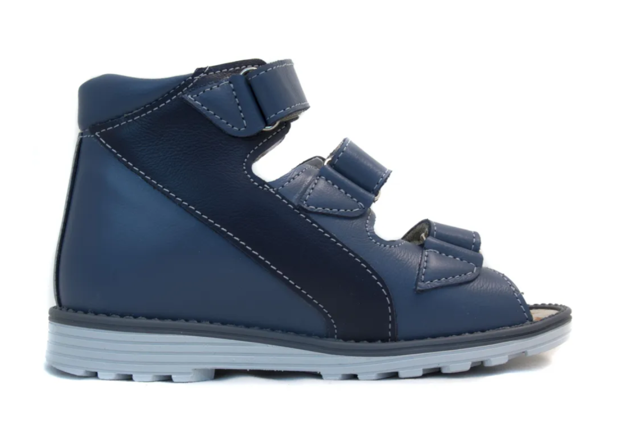 Сандалии ортопедические детские с открытым носом Орфея Б3-149-211-219-1 цвет с.синий/синий фото 2