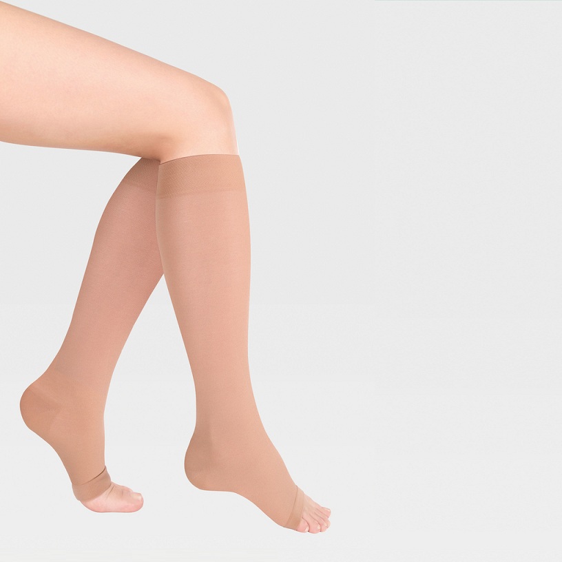 Гольфы женские Idealista, с открытым носом, ID-230 (35-39 см), 2 класс фото 3