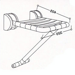 Стульчик для душа 8889  фото 3