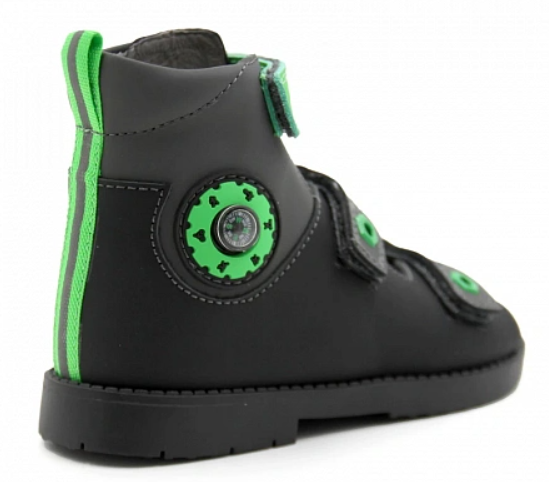 Сандалии ортопедические  с открытым носом цв.черный 2208-Х-007 ДЦП фото 3