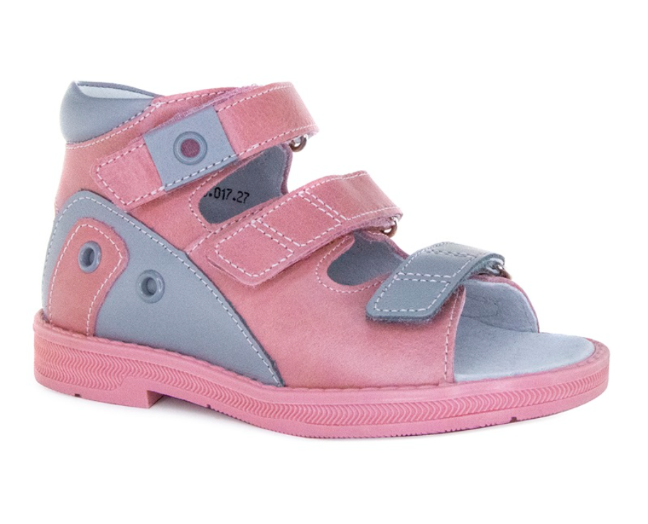 Сандали ортопедические Orthoboom 27057-01, цв. розово-серый фото 1