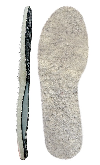 Стельки ортопедические мягкие с покрытием из натуральной овечьей шерсти "Зимний Комфорт", арт.38Т фото 1