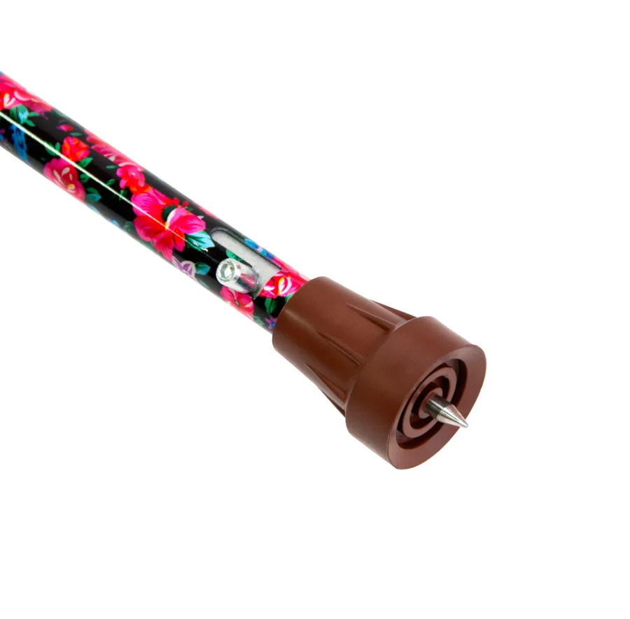 Трость телескопическая с пластмассовой ручкой ТР1(ПР) сУПС Цветочная феерия фото 11