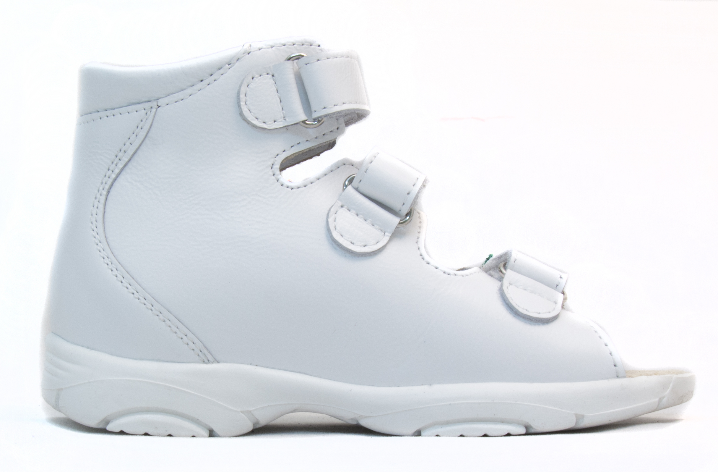 Сандалии ортопедические детские с открытым носом Орфея Б2-143-011-000-1 кожаные с жестким задником фото 3