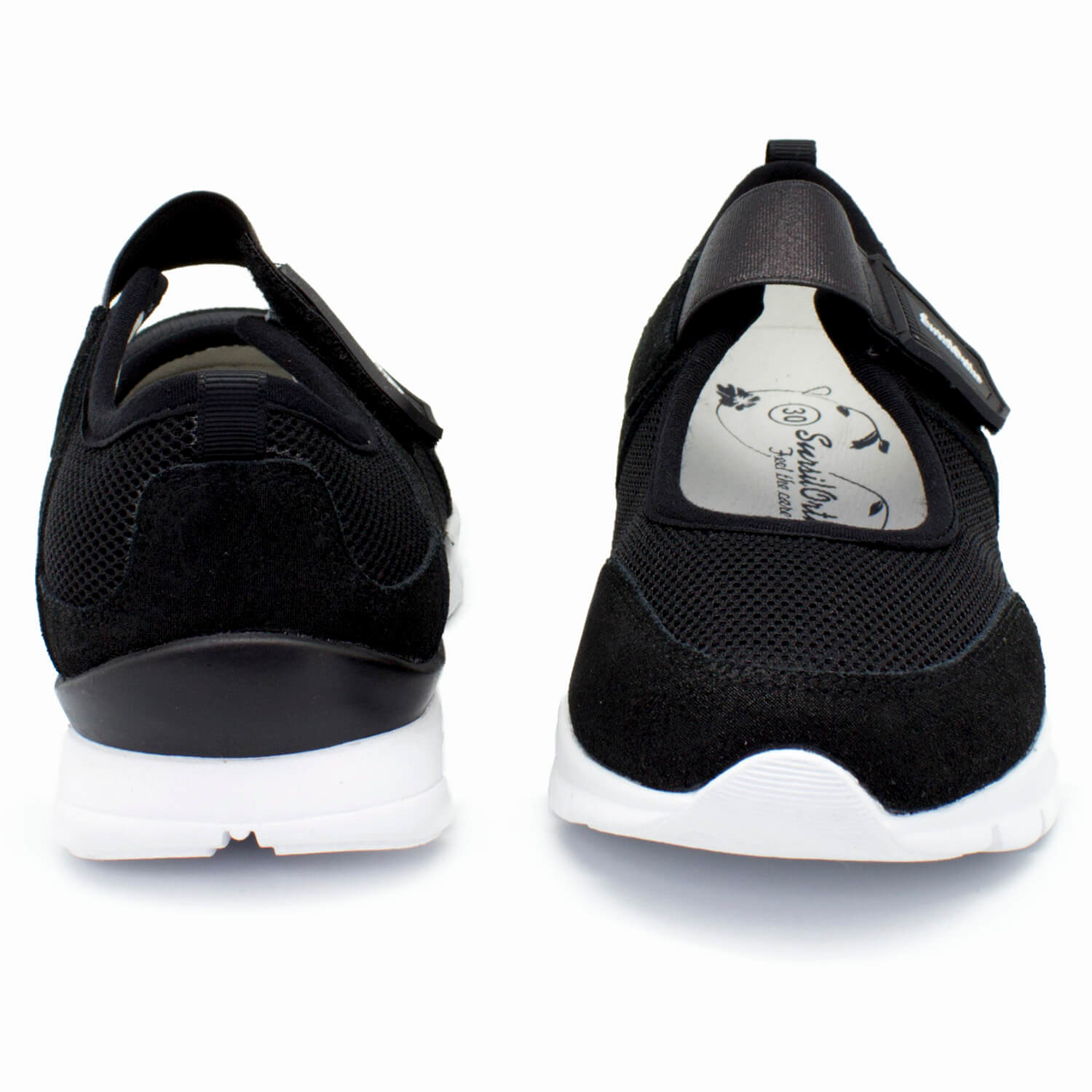 Кроссовки на девочку черные 33-422  фото 3