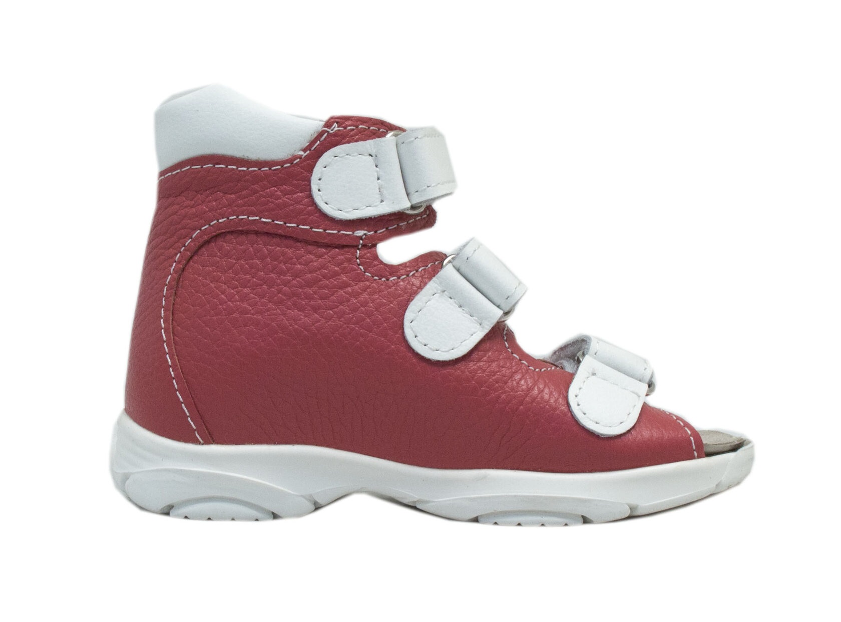 Сандалии ортопедические детские с открытым носом Орфея Б2-173-113-019-1 кожаные с 3D стелькой фото 2