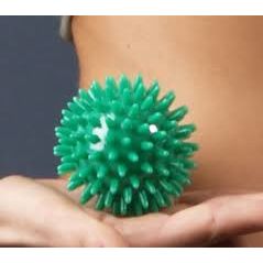 Мяч массажный 7 см зеленый   L 0107               фото 1