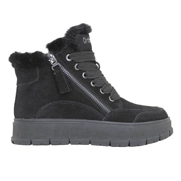 Обувь ортопедическая сложная на утепленной подкладке ботинки женские цв. угольный 88125-44 фото 3