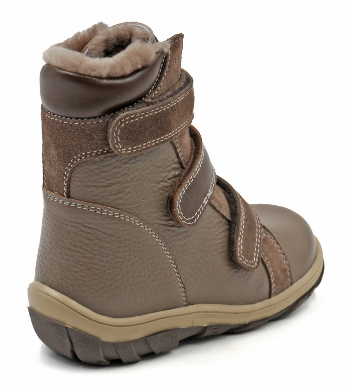 Ботинки ортопедические детские зимние Ортомода 21189-ХМ-212 светло-коричневые на меху фото 4